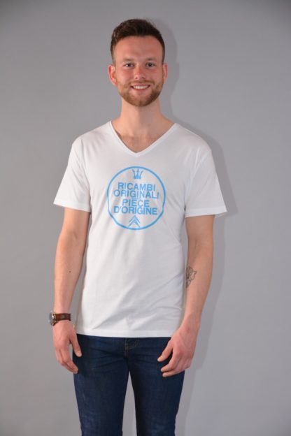 Citroboutique - T-shirt V-neck Ricambi - white - zoom